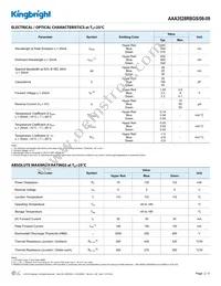 AAA3528RBGS/08-09 Datasheet Page 2