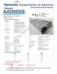 AAD600S-5 Datasheet Cover