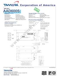 AAD600S-5 Datasheet Page 2
