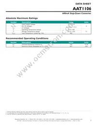 AAT1106ICB-0.6-T1 Datasheet Page 3