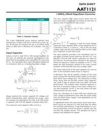AAT1121IPS-0.6-T1 Datasheet Page 11