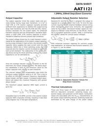 AAT1121IPS-0.6-T1 Datasheet Page 12