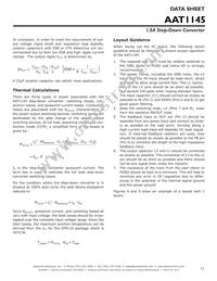 AAT1145IDE-0.6-T1 Datasheet Page 13