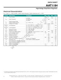 AAT1184ITP-0.6-T1 Datasheet Page 4