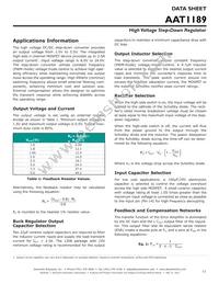 AAT1189IRN-0.6-T1 Datasheet Page 11