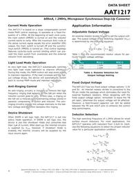 AAT1217IGU-3.3-T1 Datasheet Page 8