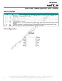 AAT1218IWP-5.0-T1 Datasheet Page 2