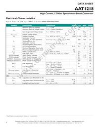 AAT1218IWP-5.0-T1 Datasheet Page 4