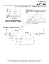 AAT1219IWP-1-1.2-T1 Datasheet Page 13