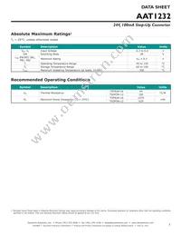 AAT1232ITP-T1 Datasheet Page 3