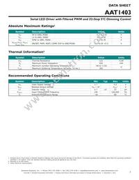 AAT1403IUQ-T1 Datasheet Page 3