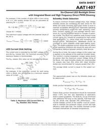 AAT1407IMK-T1 Datasheet Page 12