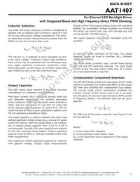 AAT1407IMK-T1 Datasheet Page 13