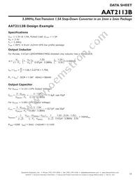 AAT2113BIXS-0.6-T1 Datasheet Page 19