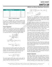 AAT2120IES-0.6-T1 Datasheet Page 11