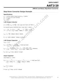 AAT2120IES-0.6-T1 Datasheet Page 15