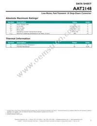 AAT2148IVN-0.6-T1 Datasheet Page 3