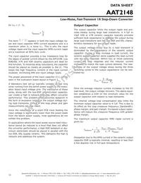 AAT2148IVN-0.6-T1 Datasheet Page 12