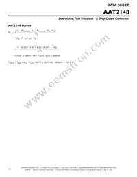 AAT2148IVN-0.6-T1 Datasheet Page 16