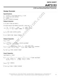 AAT2153IVN-0.6-T1 Datasheet Page 15