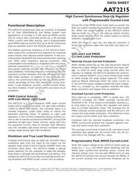 AAT2215IWP-T1 Datasheet Page 10