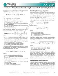 AAT2404IMK-T1 Datasheet Page 15