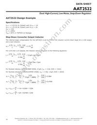 AAT2522IRN-1-T1 Datasheet Page 16