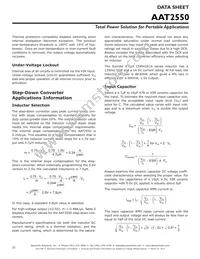 AAT2550ISK-CAA-T1 Datasheet Page 22