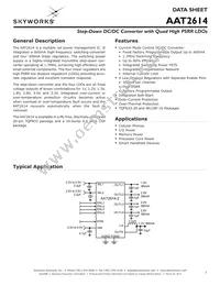 AAT2614IDG-2-T1 Datasheet Cover