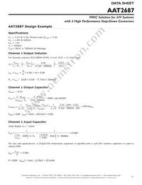 AAT2687IFK-AI-T1 Datasheet Page 17