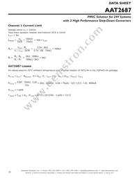 AAT2687IFK-AI-T1 Datasheet Page 18