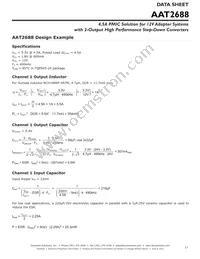 AAT2688IFK-AI-T1 Datasheet Page 17