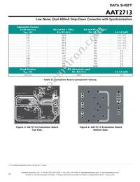 AAT2713IVN-AA-T1 Datasheet Page 20