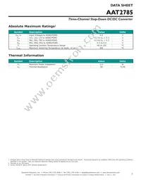 AAT2785IRN-AAA-000 Datasheet Page 3