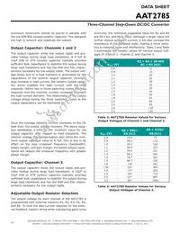 AAT2785IRN-AAA-000 Datasheet Page 14