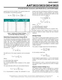 AAT2822IBK-1-T1 Datasheet Page 15