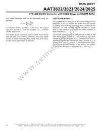 AAT2822IBK-1-T1 Datasheet Page 20