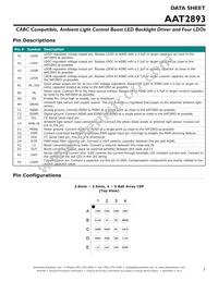 AAT2893IUL-1-T1 Datasheet Page 3
