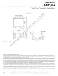 AAT3110IGU-5.0-T1 Datasheet Page 20