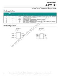 AAT3111IGU-3.3-T1 Datasheet Page 2