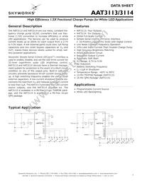 AAT3114ISN-20-T1 Datasheet Cover