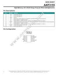 AAT3155ITP-T1 Datasheet Page 2