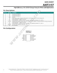 AAT3157ITP-T1 Datasheet Page 2