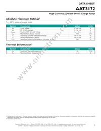 AAT3172IWP-T1 Datasheet Page 3