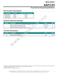 AAT3193IJQ-4-T1 Datasheet Page 3