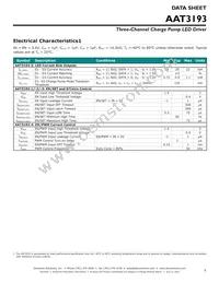 AAT3193IJQ-4-T1 Datasheet Page 5
