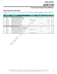 AAT3195IJQ-1-T1 Datasheet Page 5