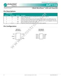 AAT3216IGV-1.2-T1 Datasheet Page 2