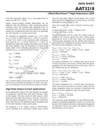 AAT3218IGV-3.0-T1 Datasheet Page 11