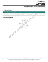 AAT3220IGY-3.3-T1 Datasheet Page 2